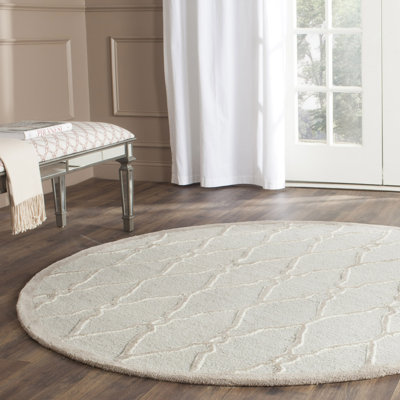 Cannen Hand Tufted Wool Geometric Rug