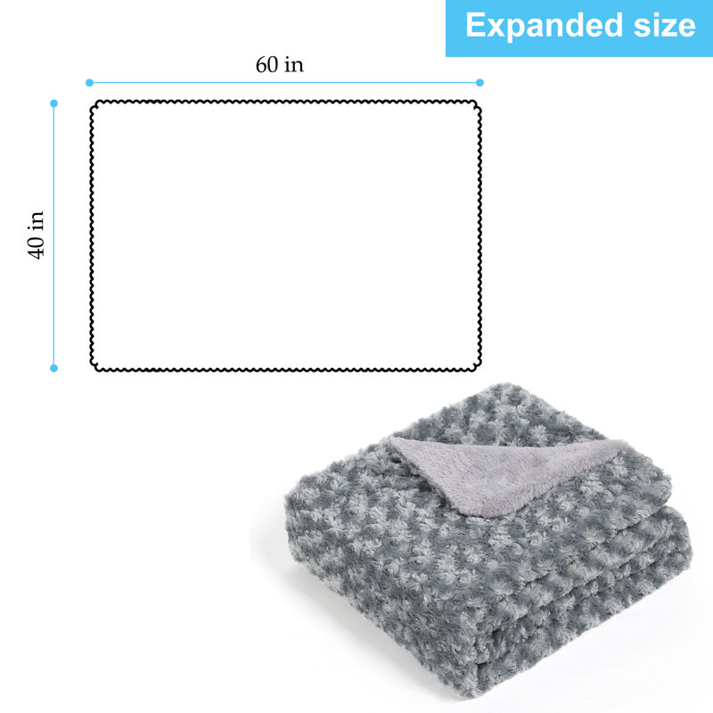 Couverture, 40 po x 60 po, Gris