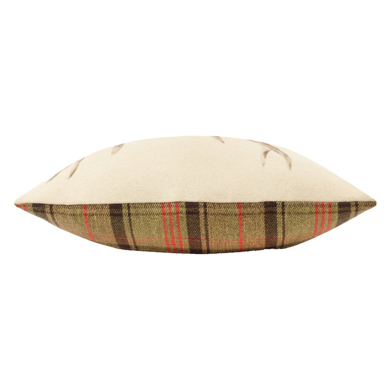 Doliya Abstract Beige Square Cushion Cover