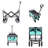Foldable Folding 4 Wheel Trolley-113412554