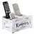 Rustic Whitewashed Wooden Remote Organizer - Stylish Caddy For Home Décor