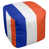 Blue/White/Orange