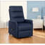 Canapé inclinable en tissu avec télécommande, fauteuil relevable électrique, poches latérales