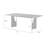 Arechiga Modern Contemporary Rectangular Dining Table With Tempered Glass Table Top - Seats Up To 6-2077217812
