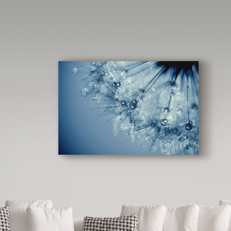 « blues », impression sur toile, H 16 po x l 24 po x P 2 po, Pas de tapis, Toile tendue