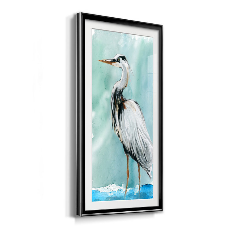 Delray Crane II - impression, Noir, H 14,5 po x l 26,5 po x P 1,5 po