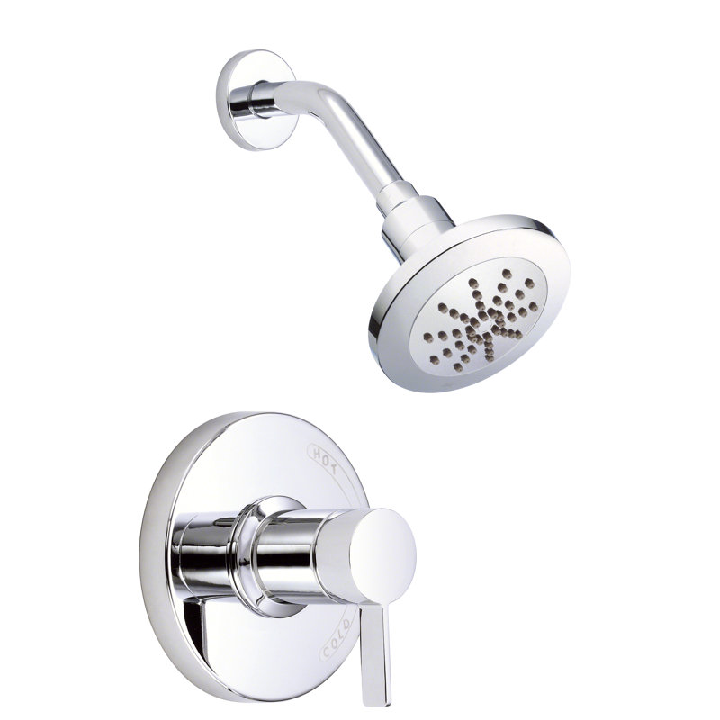 Robinet de baignoire et douche thermostatique Amalfi, Chrome poli