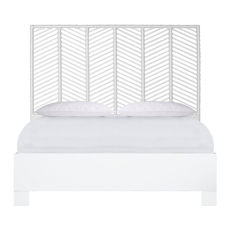 Liam Collection Bed, White, Queen
