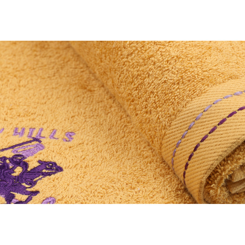 Ensemble de serviettes de bain 100% coton 2 pièces Bentleigh, Moutarde