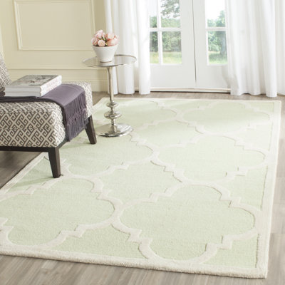Cannen Hand Tufted Wool Geometric Rug