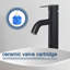 Robinet de lavabo vasque noir mat