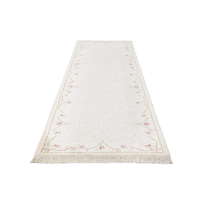 Tapis de couloir ivoire