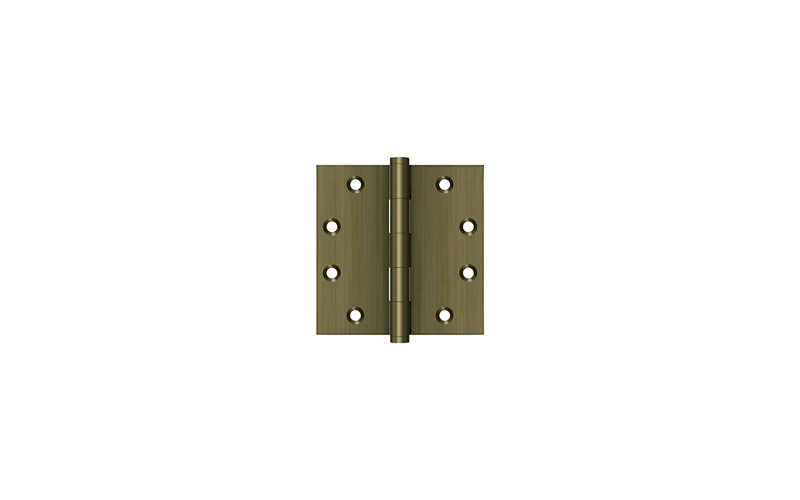 102'' x 102'' Butt Bearing Hinge, Antique Brass