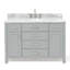 Ensemble de meuble-lavabo simple 49 po Aberdeenshire-85364041