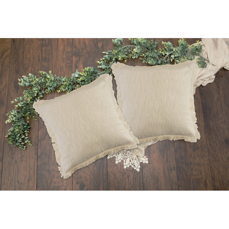 Fringed Throw Pillow