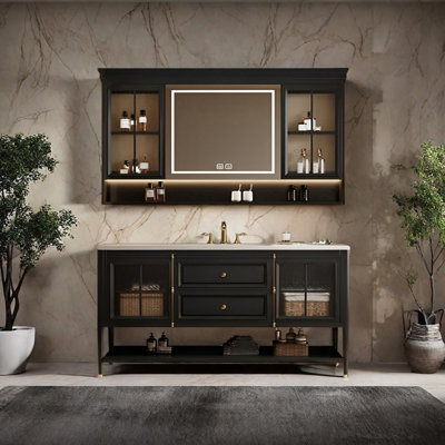 Armoire de salle de bain style français