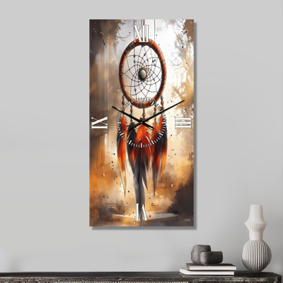 Dreamcatcher Adventure Dust - Boho Decorative Wall Clock