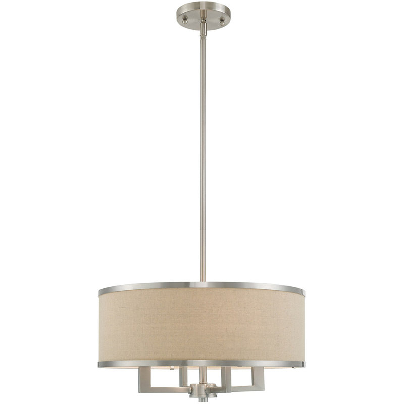4 - Light Drum Chandelier