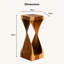 Burruss Solid Wood Tree Stump End Table