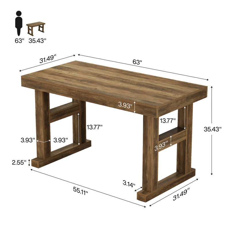 63-inch Counter Height Dining Table