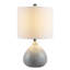 Lampe standard bleue 17 po Odette