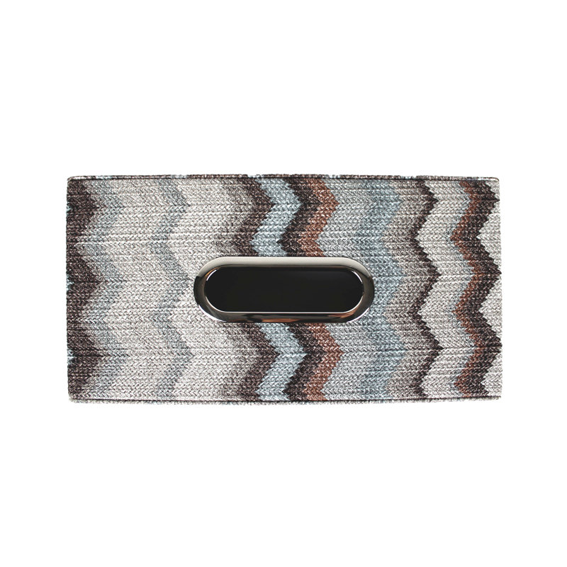 Rollox Tissue Box Cover, Grey blue, Grey Blue