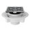 PVC 2" X 3" Drain Kit with Weave Decorative Cover