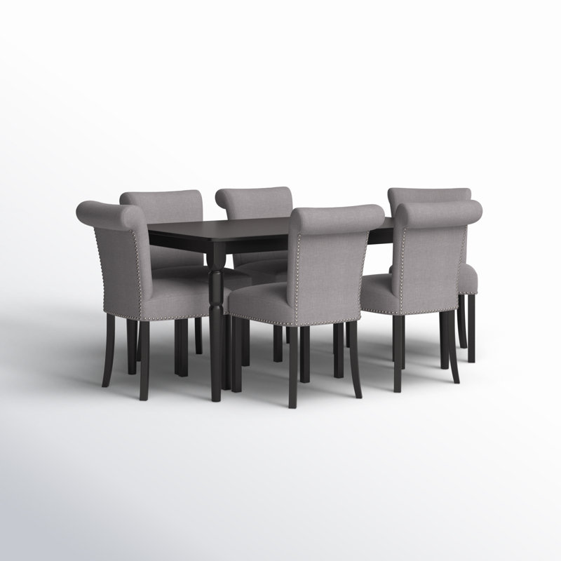 Ensemble de salle à manger Ozias, 7 (1 table + 6 chaises)
