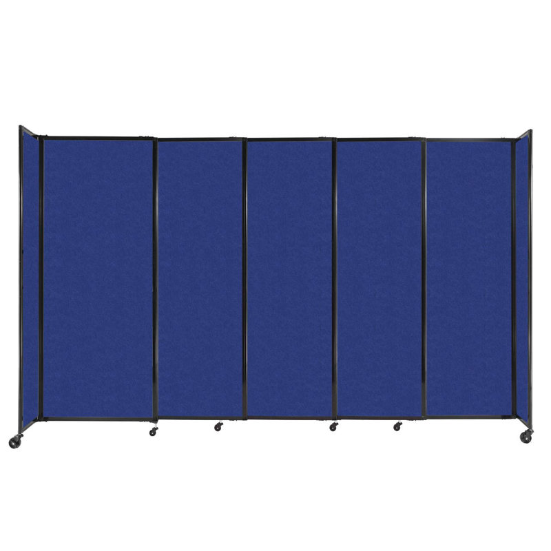 Cloison portative Soundsorb, H 80,2 po x l 135 po x P 18 po, Bleu