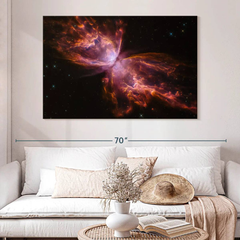 Oberle Butterfly Nebula, 8" H x 12" W