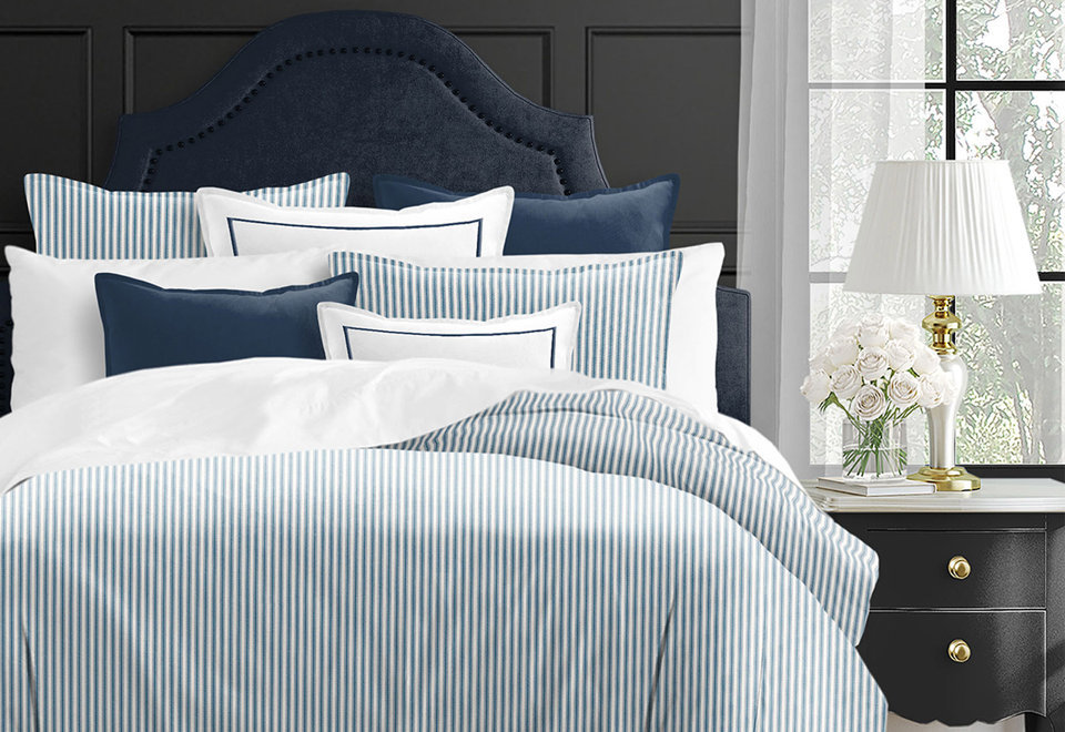 High-quality, handcrafted bedding sets by Colcha Linens, made in Canada.