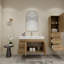 Ensemble de meuble-lavabo simple mural 41,9 "-70381306