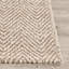 Herringbone Hand Woven Dhurrie Jute Area Rug-1995197197