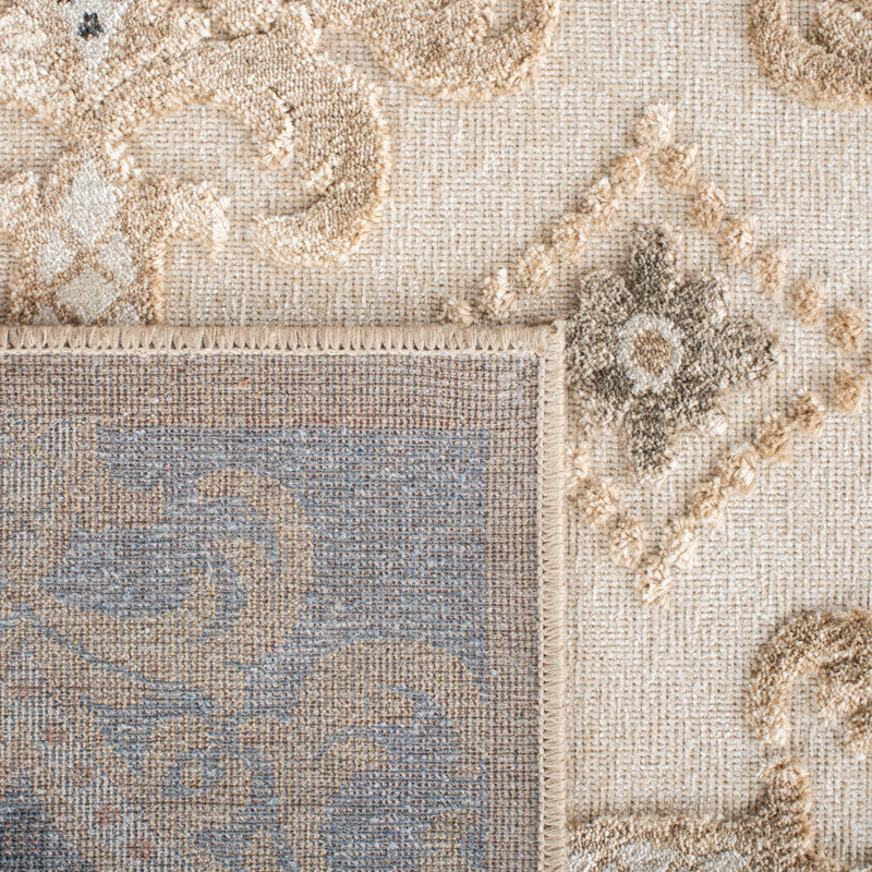 Tapis Heie caramel / crème