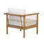 Fauteuil club en bois d'acacia-133604754