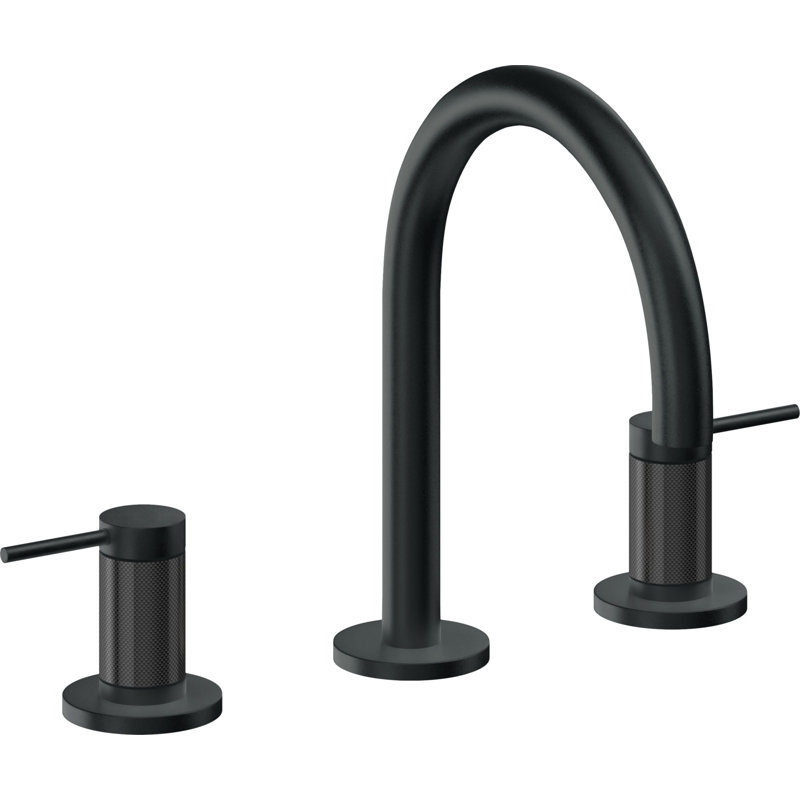 D Street 8" Widespread Lavatory Faucet, Carbon