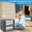 100L Foldable Storage Bags For Clothes, Blankets & More - Waterproof, Reinforced Handles, Clear Window