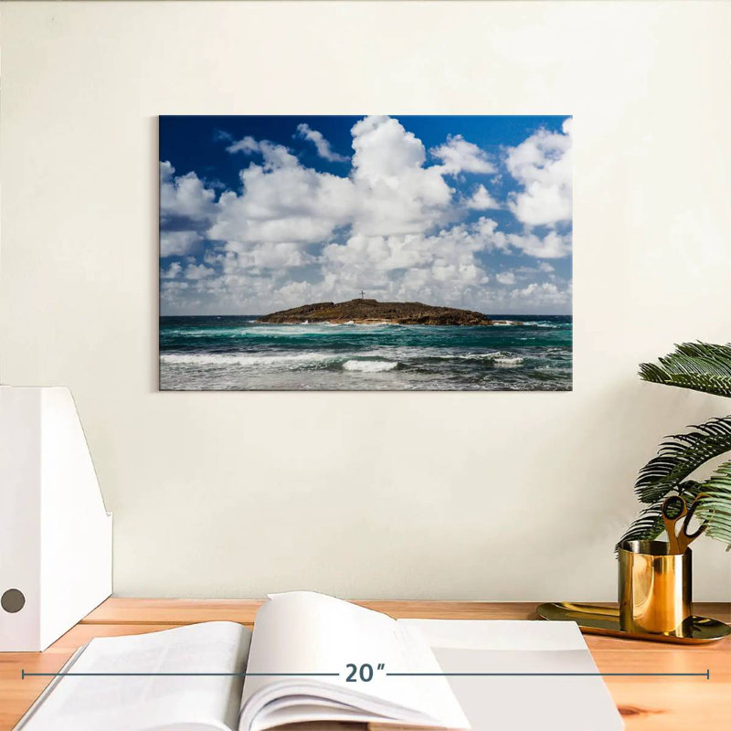 Gillard, Porto Rico, paysage marin, H 8 po x l 12 po