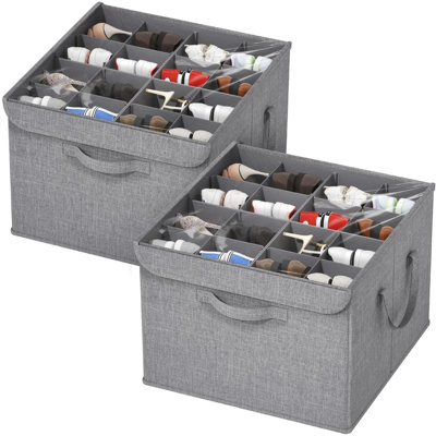 16 Pair Shoe Storage Box