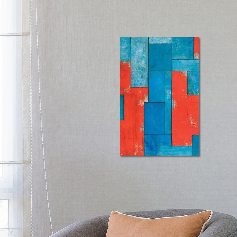 Deconstruction II by Stephen Cimini - Painting on Canvas, 66.04cm H x 45.72cm W x 3.81cm D, Wrapped Canvas