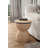 Round Seagrass End Table