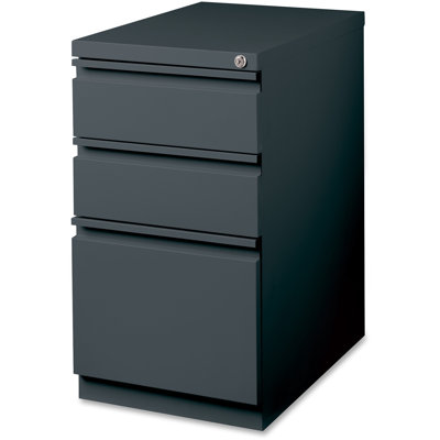 Pabel 20" Bbf Mobile Pedestal File-Charcoal