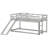 Twin Low Loft Bed With Slide And Ladder For Kids/toddlers, Wood Sturdy Low Loft Bed-403378700