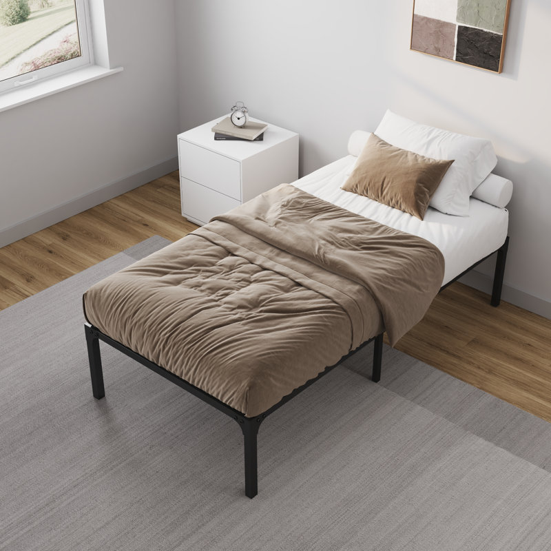 Zeta 16'' Metal Platform Bed, Twin