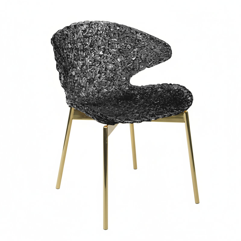 Swan Chair – Iconic Design With Elegant Light Reflection, Black