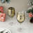 2 Piece Gold Plated Stemmed Wine Glasses