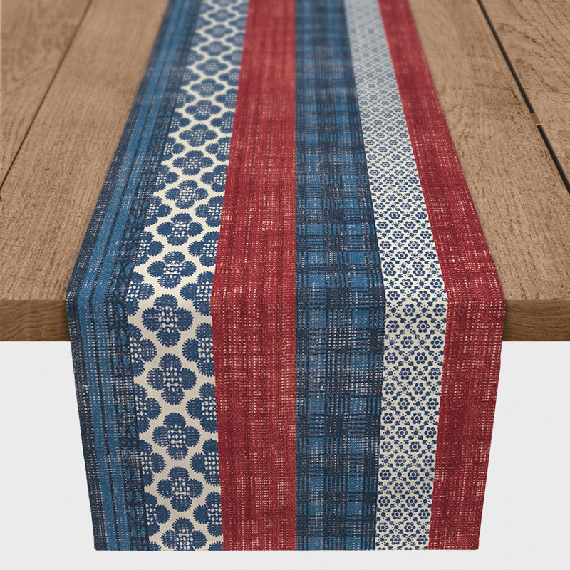 Chemin de table American, 72 po x 16 po