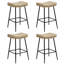 Upholstered 26" Backless Saddle Barstools-608381912-605070420