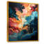 Rose et bleu tourbillonnant, peinture fluide III - art mural abstrait-1931886406-2130097265