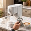 15-Bar Espresso Machine with Steam Wand, 1.25L Water Tank, White